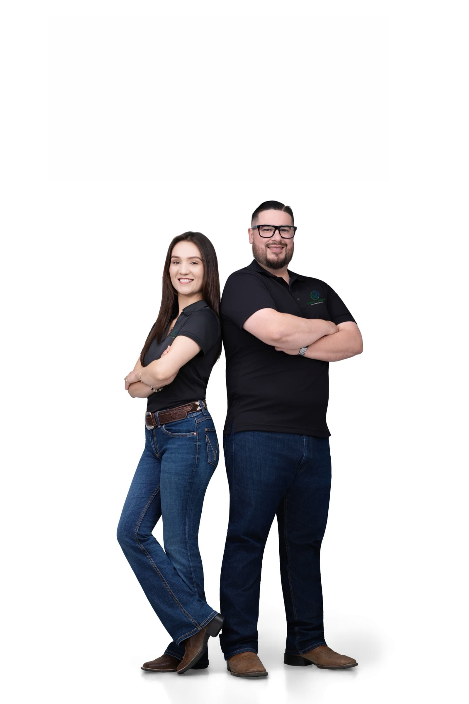 Chrystian and Liz, owners of Revive & Thrive Junk Removal